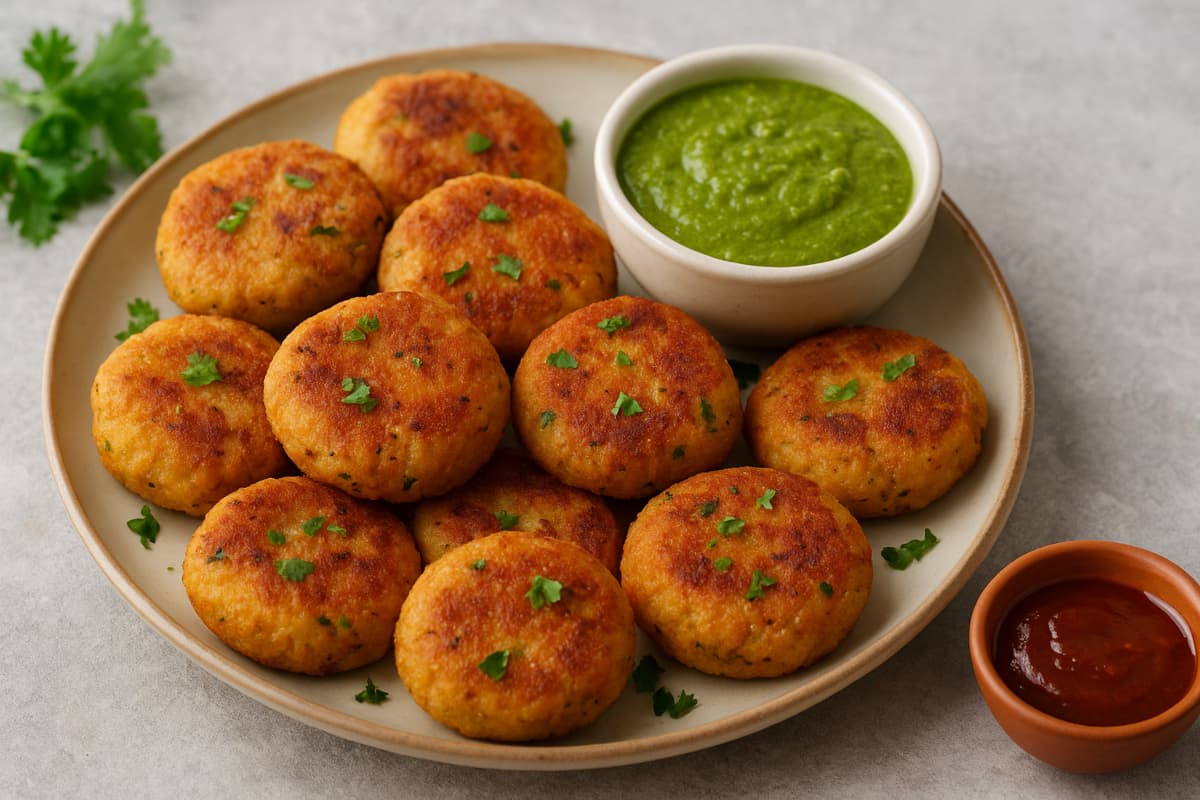suji makhana tikki suji makhana tikki