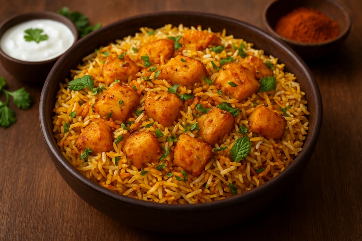 Teekhi Aloo Biryani Recipe: सिर्फ 30 मिनट में बनाएं तीखी और क्रिस्पी आलू बिरयानी, स्वाद ऐसा कि रेस्टोरेंट वाले भी पूछेंगे रेसिपी