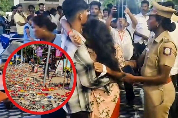 Actor Vijay Rally Stampede : मेरा 18 महीने का पोता वहीं मर गया, भगदड़ में मारे गए विष्णु की दादी ने रोते हुए कहा