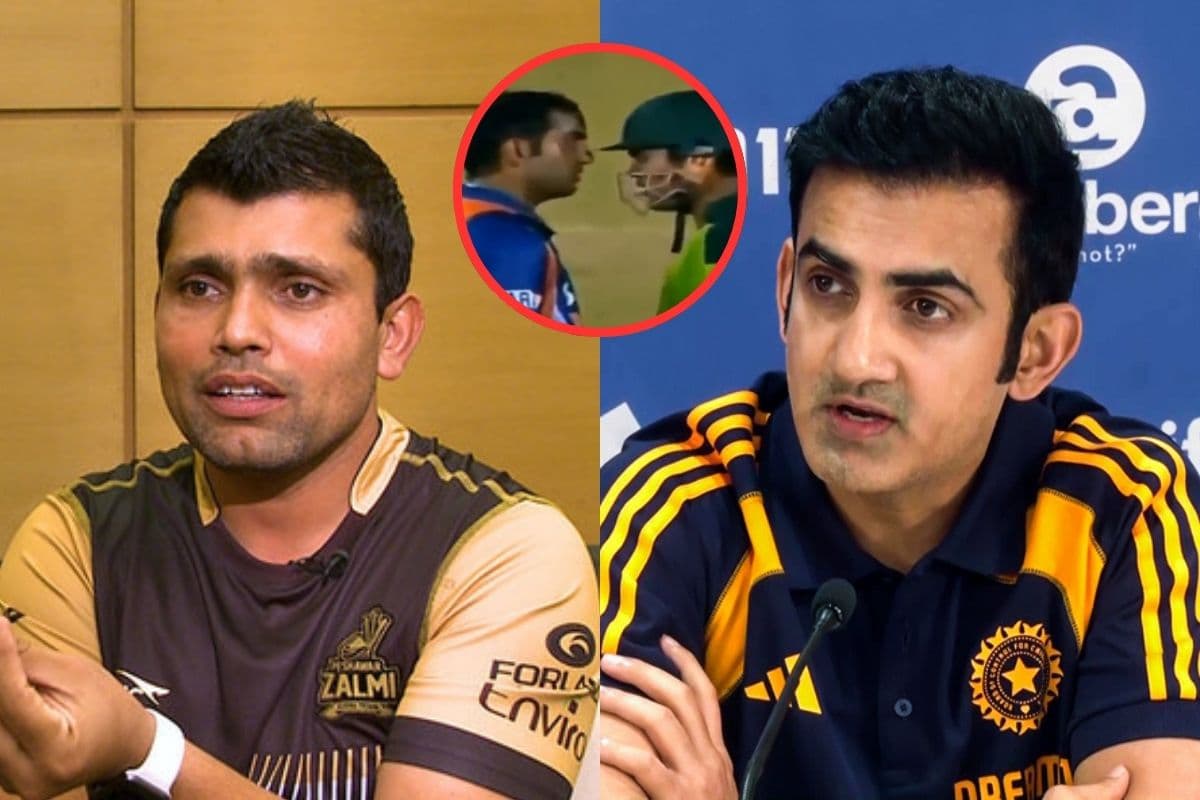Kamran Akmal vs Gautam Gambhir during Asia Cup 2010 match