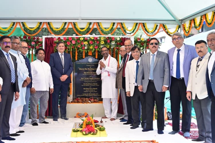 झारखंड के सभी जिलों में बनेगा बार भवन, बार काउंसिल बिल्डिंग का शिलान्यास कर बोले सीएम हेमंत सोरेन