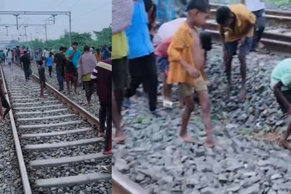 Video: बिहार में रेलवे ट्रैक पर बच्चे, युवा और बुजुर्गों ने मिलकर लूटा गांजा, वीडियो देख हैरान रह जायेंगे!