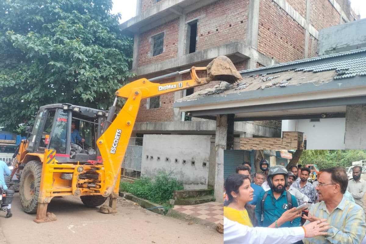 Bulldozer Action: रांची के रातू में गरजा बुलडोजर, अवैध निर्माण ध्वस्त, झारखंड हाईकोर्ट के आदेश पर हुआ एक्शन