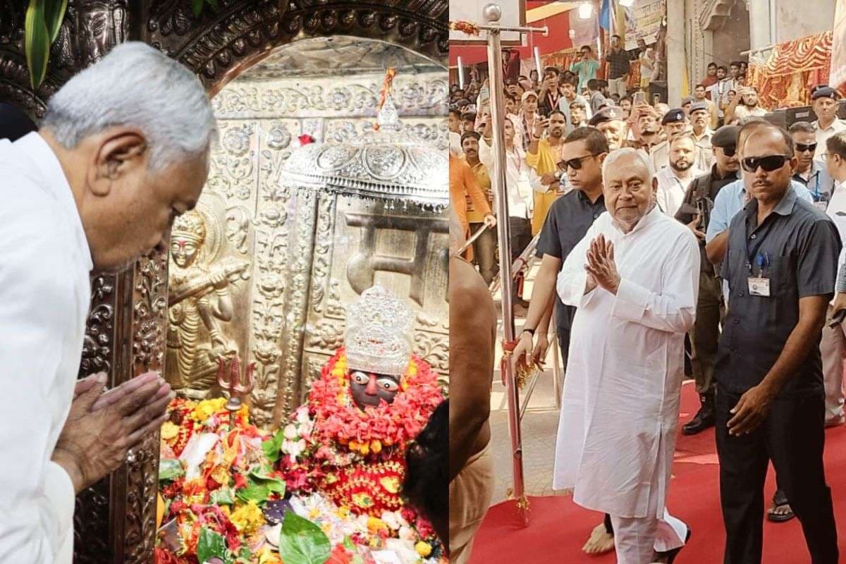 Photos: दुर्गा मां की शरण में सीएम नीतीश, शितला माता मंदिर, छोटी और बड़ी पटनदेवी मंदिर जाकर की पूजा