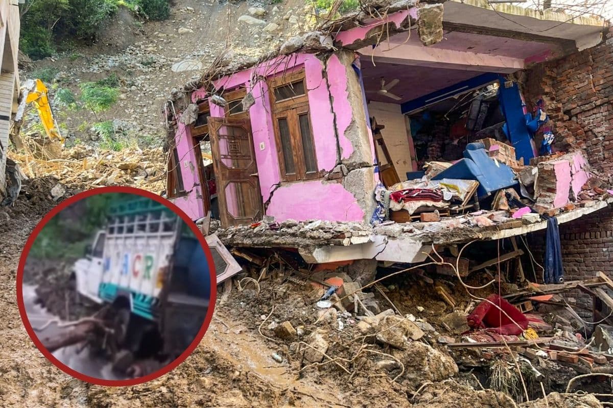 Watch Video : हिमाचल में पहाड़ से उतरा सैलाब, गाड़ियां मलबे में दब गईं, डरावना वीडियो आया सामने