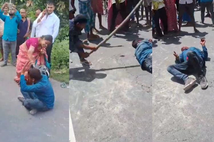 Video: मुजफ्फरपुर में झपटमार को पीटकर अधमरा किया, चेन छीनकर एयरफोर्स जवान को मारी थी गोली