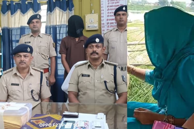 बंगाल की महिला 1 करोड़ का ब्राउन शुगर लेकर बिहार के नवगछिया पहुंची, डिलिवरी लेने आया तस्कर भी गिरफ्तार