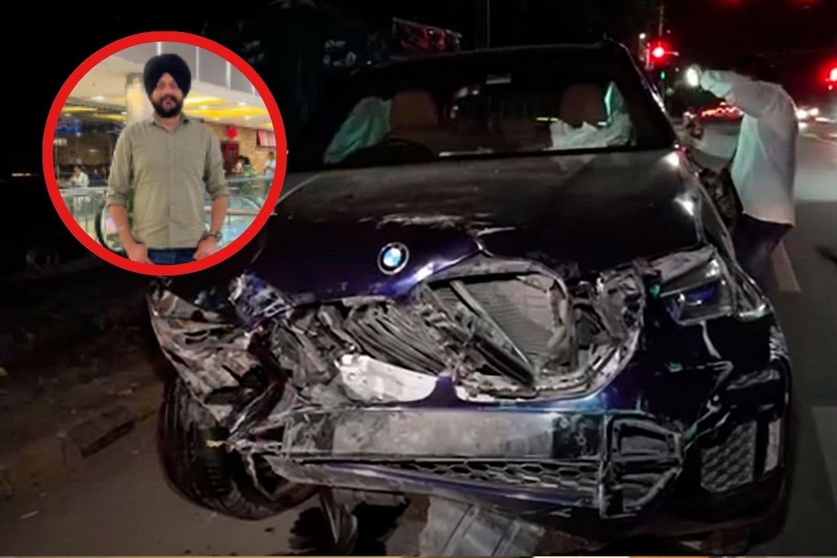 BMW चला रही थी महिला, बाइक को मारी टक्कर, वित्त मंत्रालय अधिकारी की मौत
