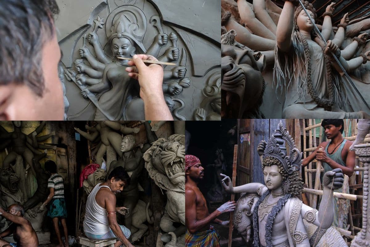 Durga Puja 2025: पटना में इको-फ्रेंडली तरीके से बन रहीं माँ दुर्गा की मूर्तियां, इन रंगों का किया जा रहा उपयोग