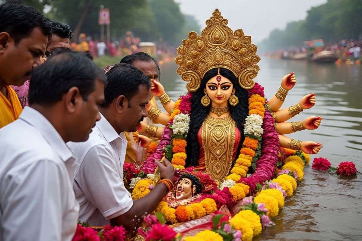 Durga Puja Bihar No idol immersion without license action taken against loudspeakers Durga Puja Bihar No idol immersion without license action taken against loudspeakers