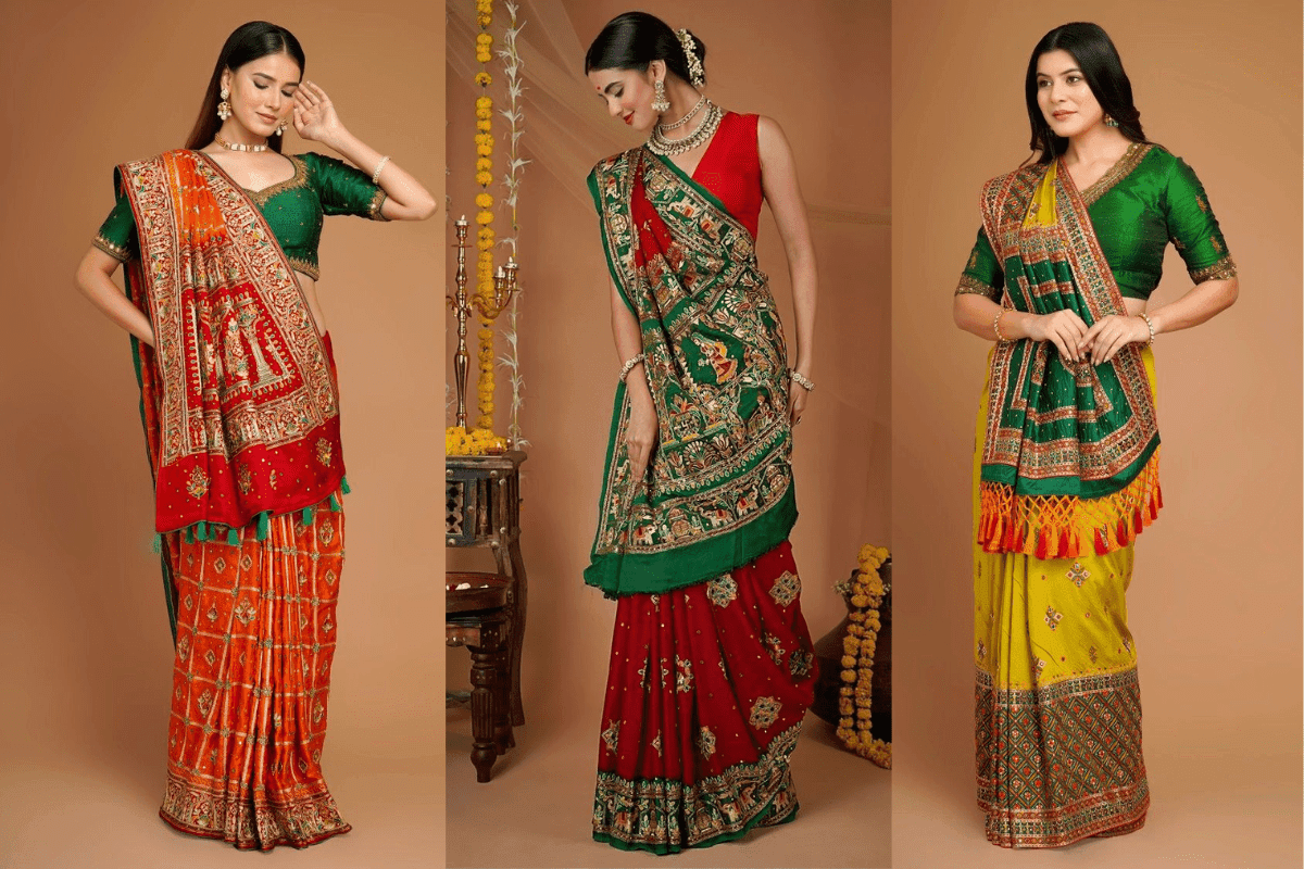 Gujrati Saree for Navratri Gujrati Saree for Navratri