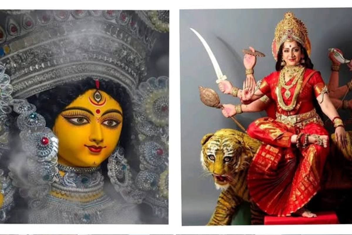 Hema Malini: हेमा मालिनी ने नवरात्रि पर भव्य अंदाज में किया माता का स्वागत, तस्वीरों ने मचाई धूम