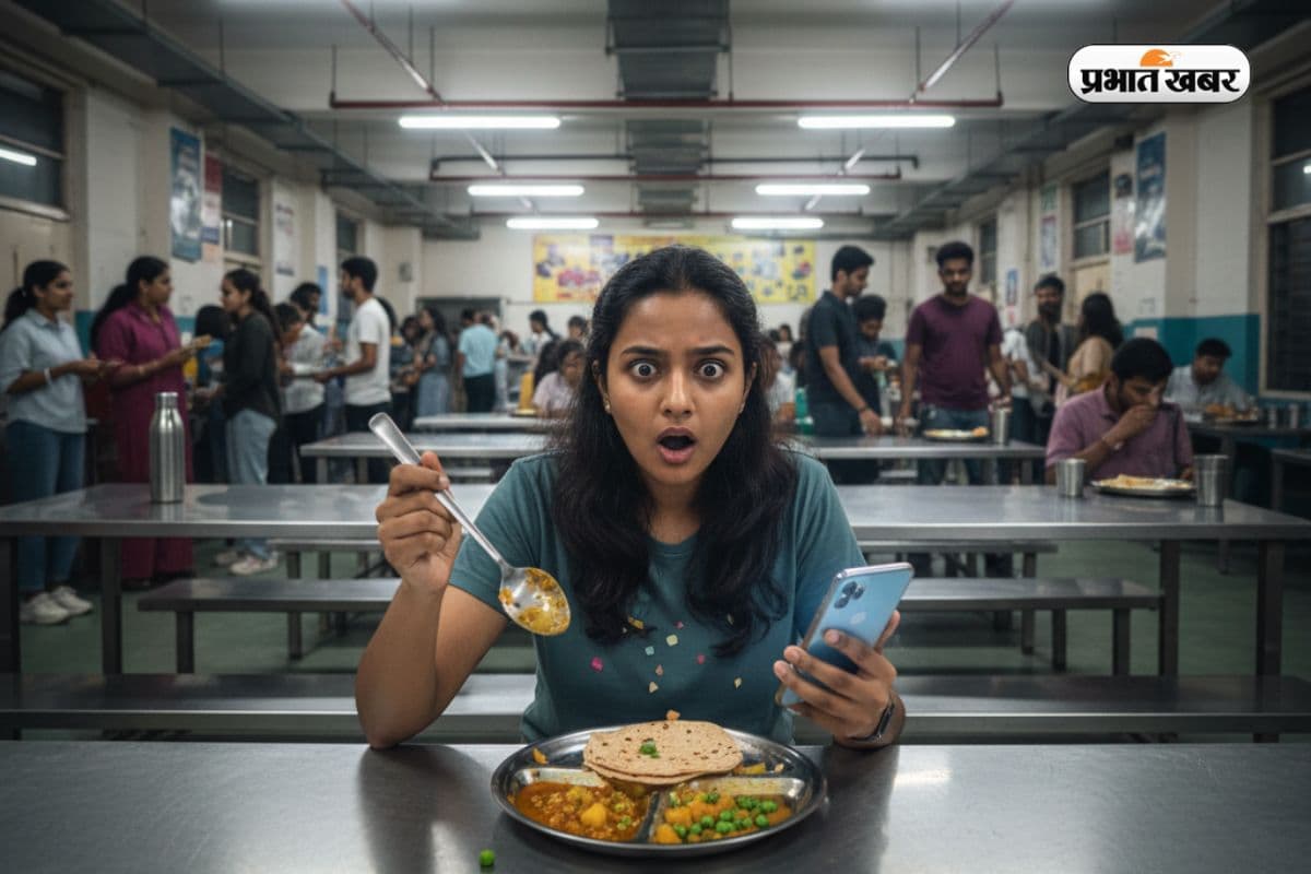 थाली में बदल गई आलू शिमला की सब्जी, वायरल हो गया IIT स्टूडेंट का पोस्ट