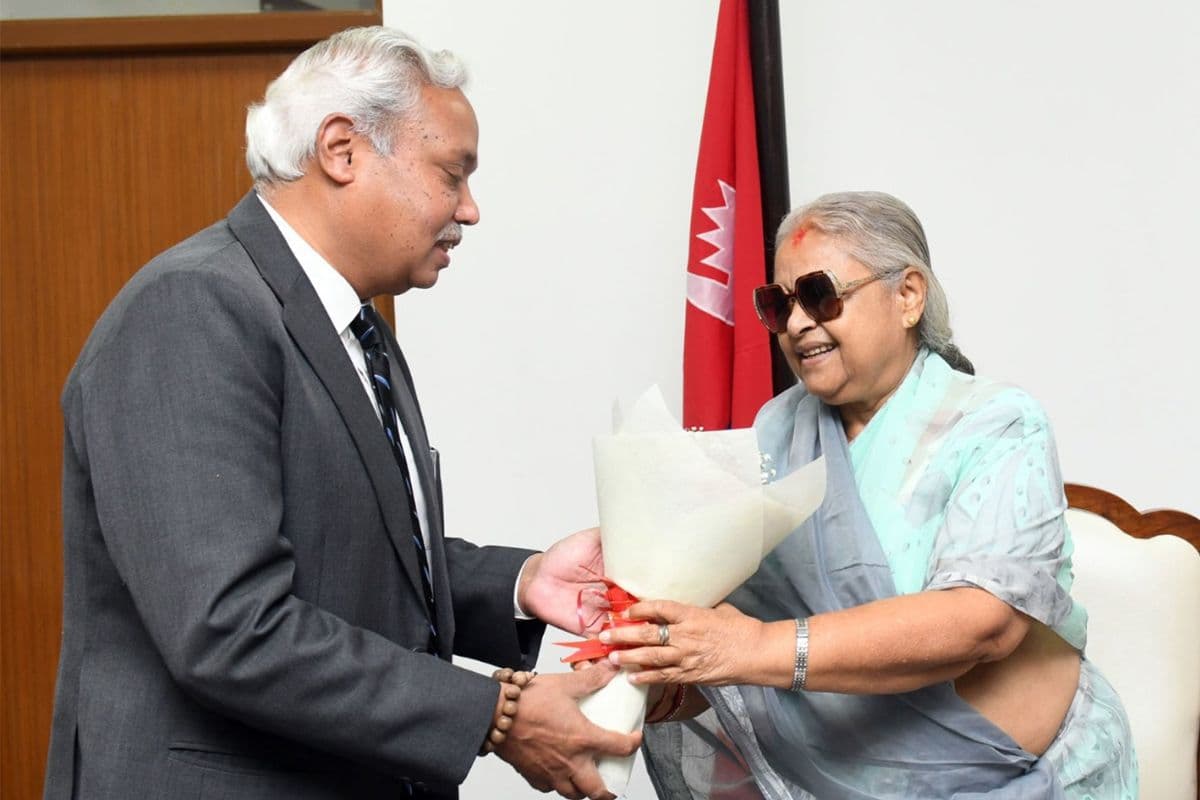 पीएम मोदी का संदेश पाकर खिल उठा सुशीला कार्की का चेहरा, भारतीय राजदूत ने की भेंट