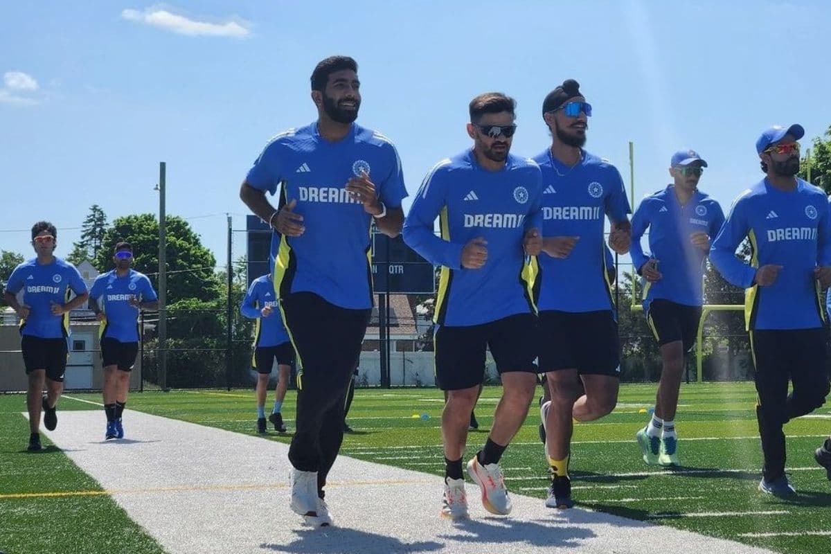 Indian Cricketer Practice Session