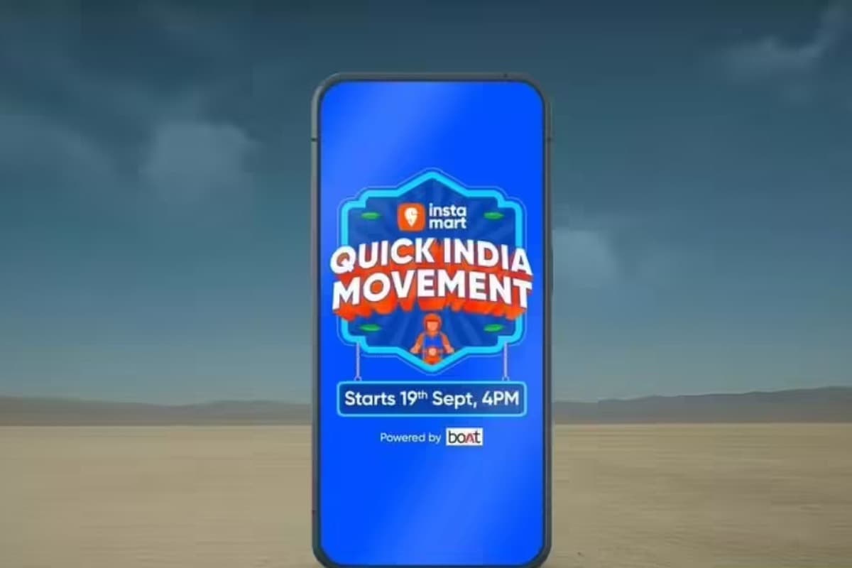 Instamart Quit India Movement Sale