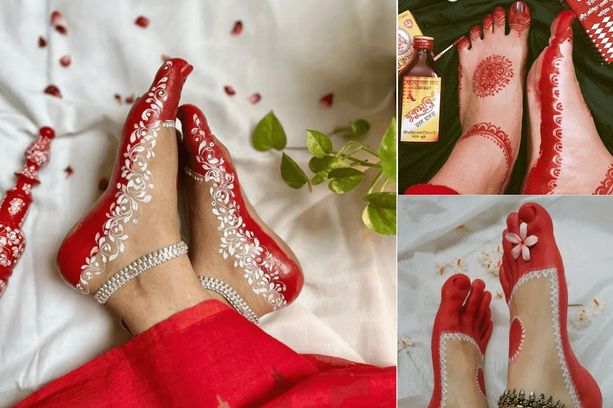 Jitiya Vrat Alta Designs: जितिया व्रत में पैरों लगाएं ये खूबूसरत और ट्रेंडी अलता डिजाइन