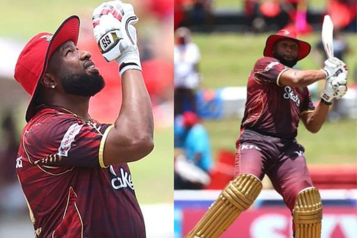 Kieron Pollard in CPL match Kieron Pollard in CPL match
