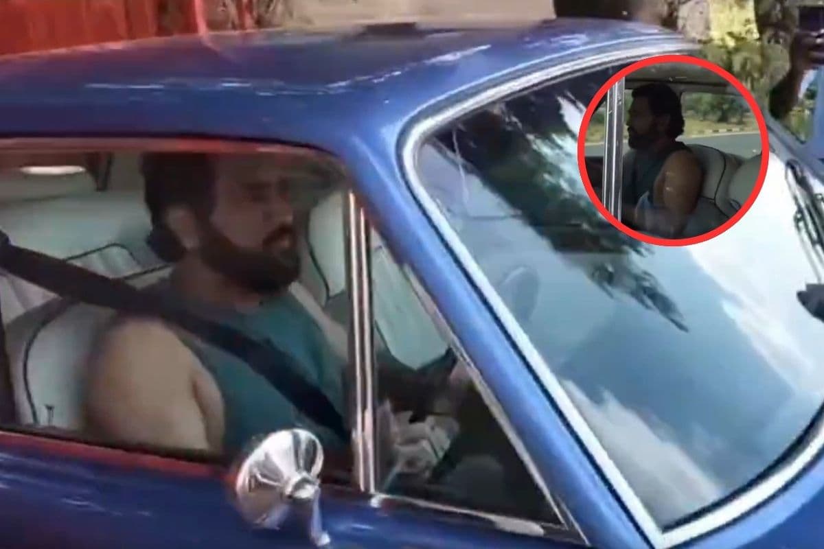 Watch: विंटेज रोल्स-रॉयस में दिखा धोनी का शाही अंदाज, रांची की सड़कों पर नजर आए कैप्टन कूल