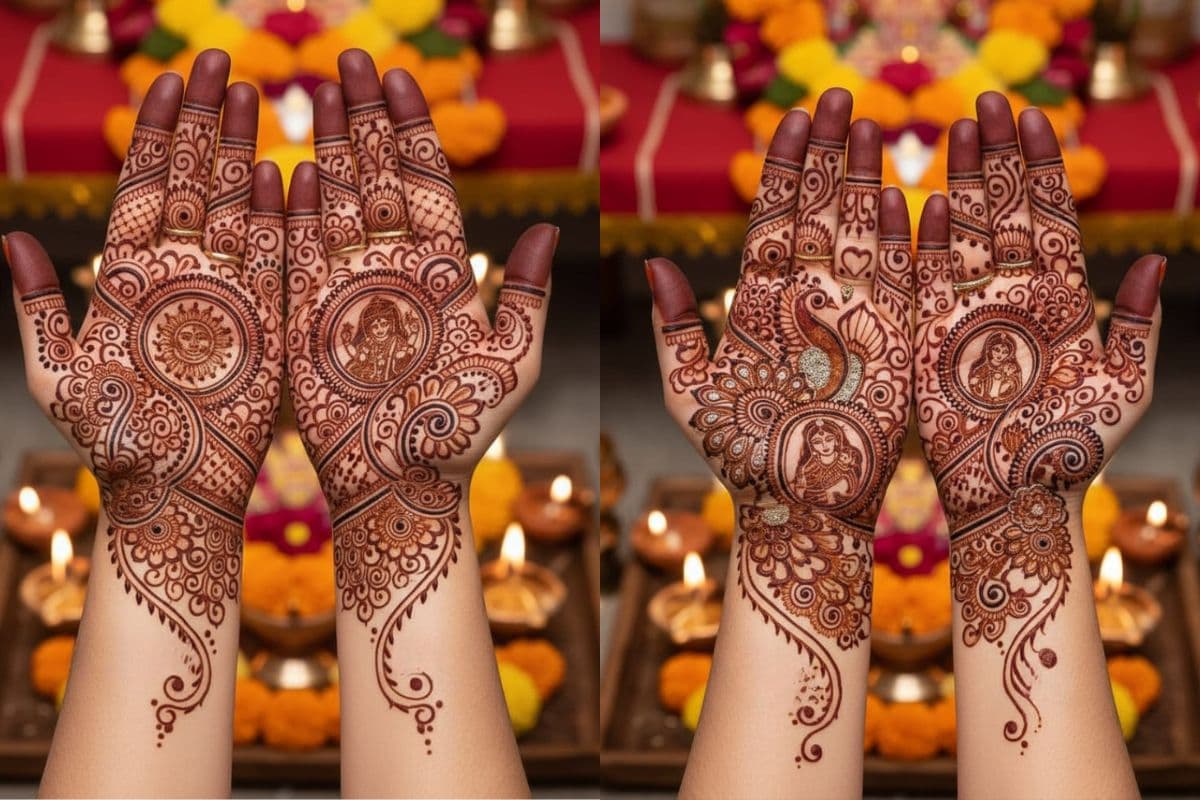 AI Jitiya Vrat Mehndi Design: हाथों पर लगाएं AI से बने सिंपल और ट्रेंडी जितिया मेहंदी डिजाइन्स