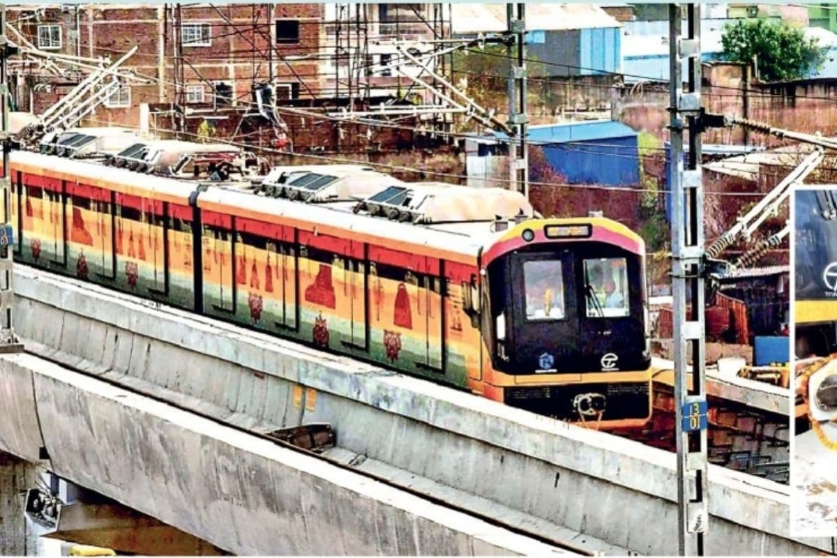 Patna Metro: पटना में पहली बार दौड़ी मेट्रो, सफर की शुरुआत सेफ्टी ट्रायल से