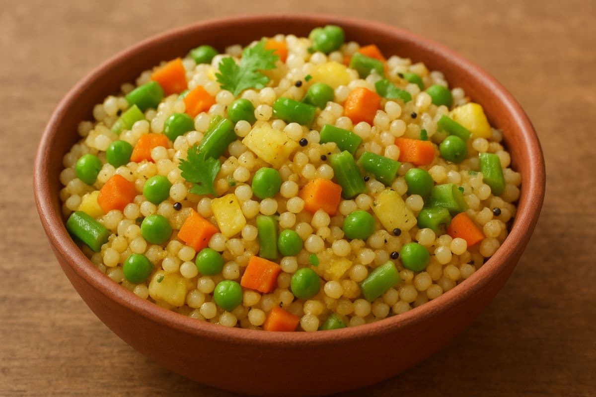 Mix Veg Sabudana Pulao Recipe