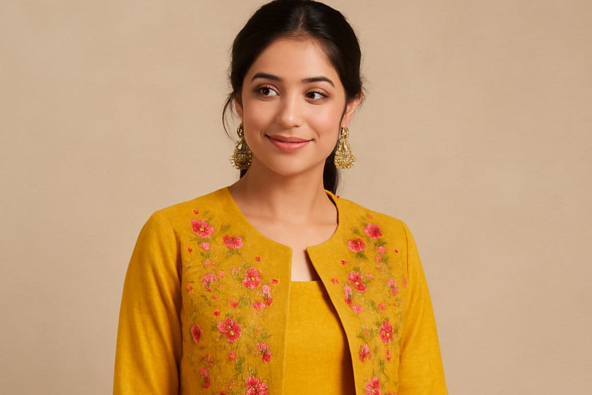 आपकी खूबसूरती को चार चांद लगा देगा नवरात्रि 2025 का ये लेटेस्ट जैकेट, हर कोई हो जाएगा लट्टू