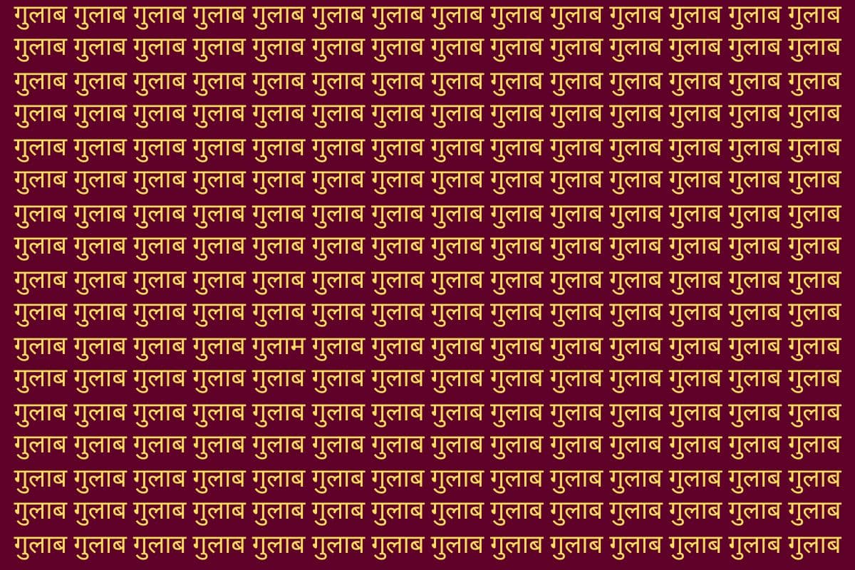 Optical Illusion: गुलाब की भीड़ में छिपा है गुलाम, सिर्फ बाज नजर वाले ही 10 सेकंड में ढूंढ पाएंगे