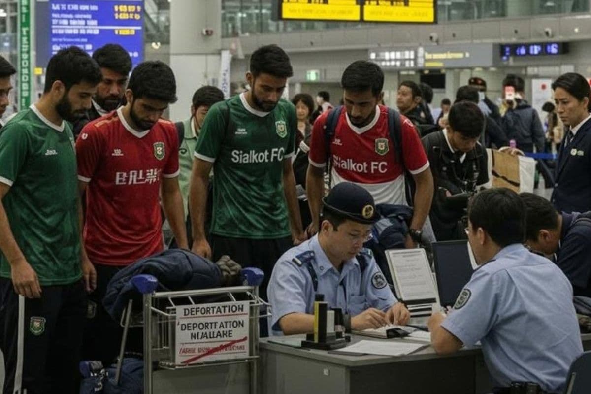 वाह रे पाकिस्तानी, जापान जाने के लिए बनाई फर्जी फुटबॉल टीम, एयरपोर्ट पर फूट गया भांडा