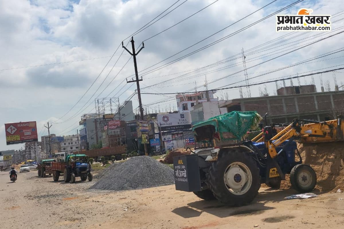 Patna: इस फोरलेन पर अतिक्रमण ने बढ़ायी चिंता, स्कूल जाने वाले बच्चों की सुरक्षा भी खतरे में