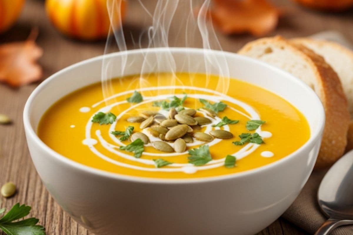 Pumpkin Soup Recipe: सिर्फ 10 मिनट में बनाएं हेल्दी और क्रीमी सूप, जानें सिक्रेट रेसिपी