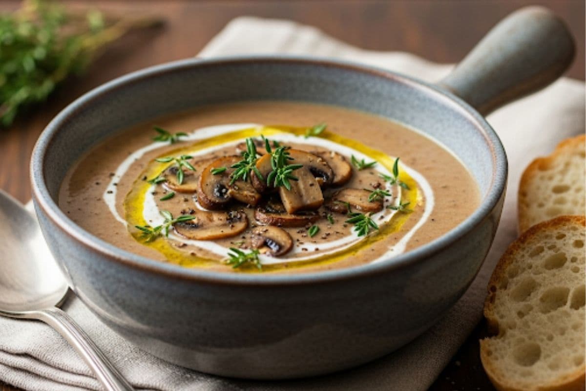 Restraunt Style Mushroom Soup Recipe Restraunt Style Mushroom Soup Recipe