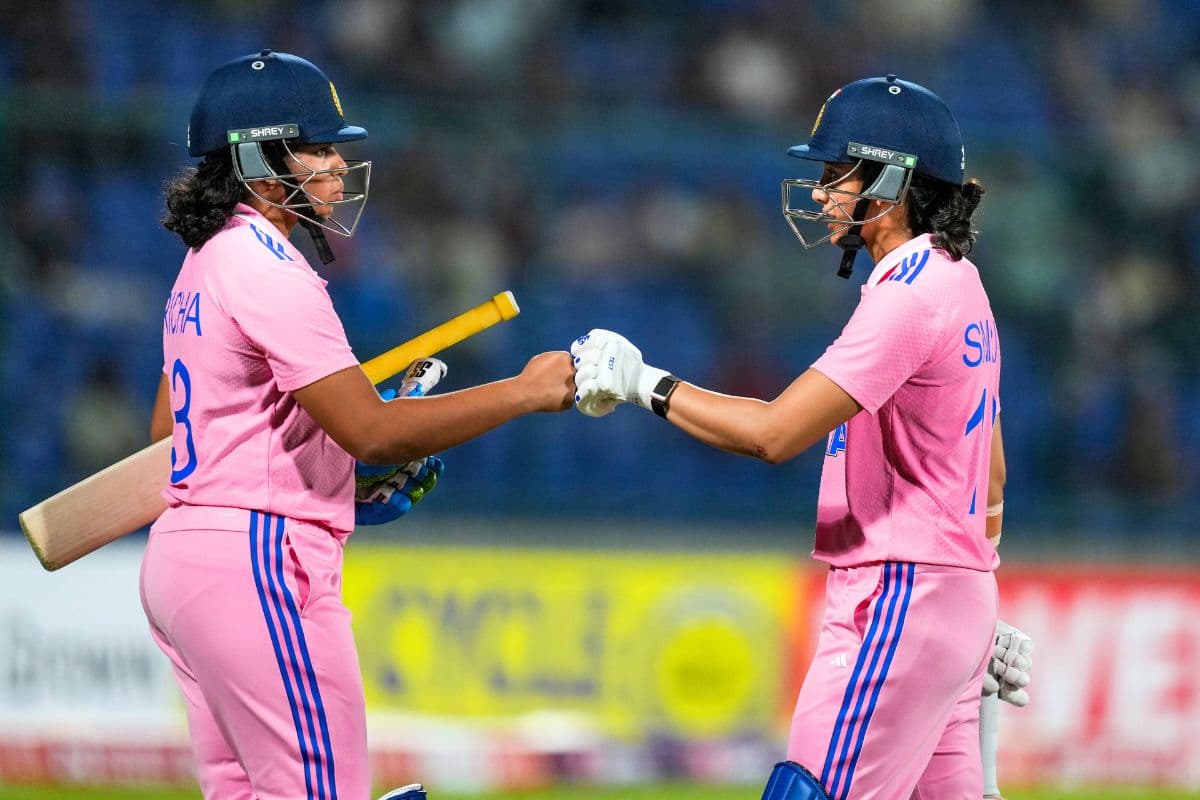 IND W vs AUS W: Richa Ghosh and Smriti Mandhana IND W vs AUS W: Richa Ghosh and Smriti Mandhana