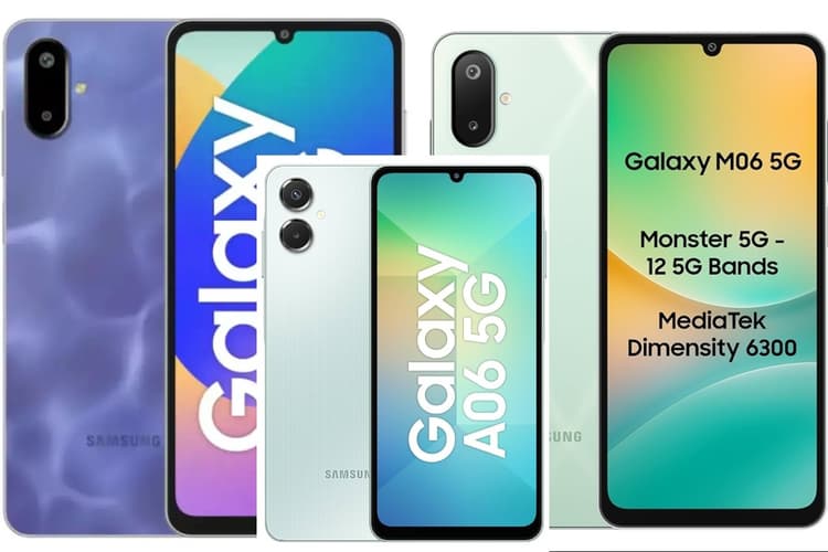 Samsung Galaxy F06 5G vs A06 vs M06 5G: 10 हजार की रेंज में कौन-सा फोन है आपके लिए बेस्ट?