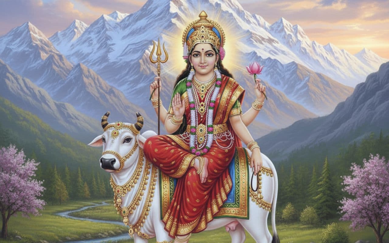 मां शैलपुत्री की आरती | Shailaputri Mata Ki Aarti Lyrics in Hindi मां शैलपुत्री की आरती | Shailaputri Mata Ki Aarti Lyrics in Hindi