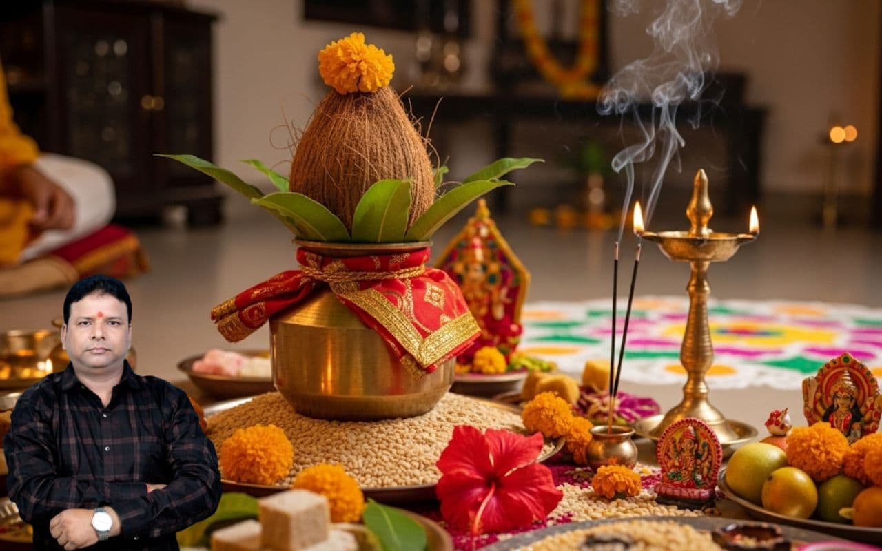 Sharadiya Navratri 2025 kalash stapana date Sharadiya Navratri 2025 kalash stapana date