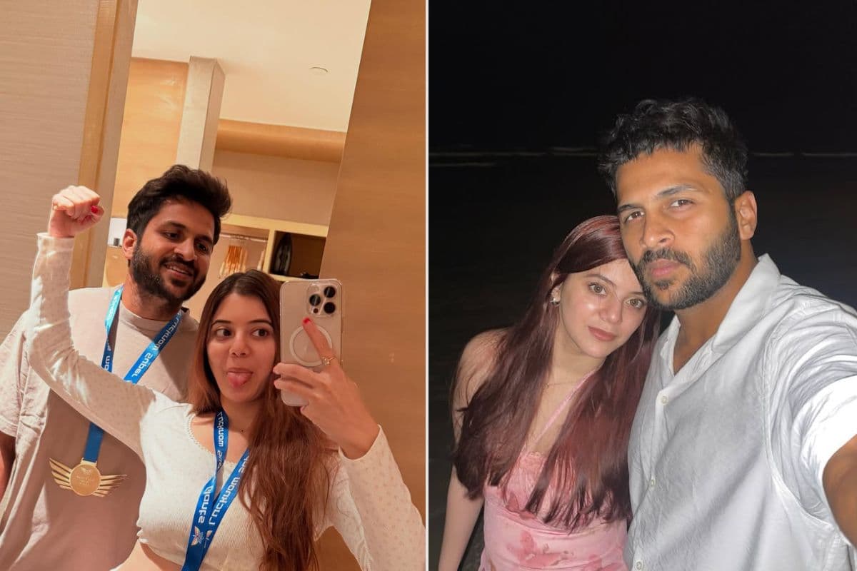 Shardul Thakur With Wife Shardul Thakur With Wife