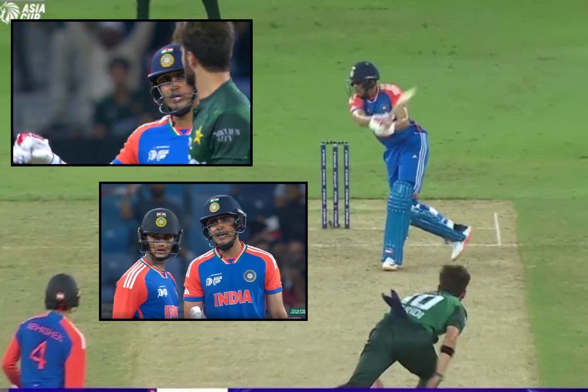 Shubman Gill vs Shaheen Afridi during India vs Pakistan Asia Cup Super 4 Clash