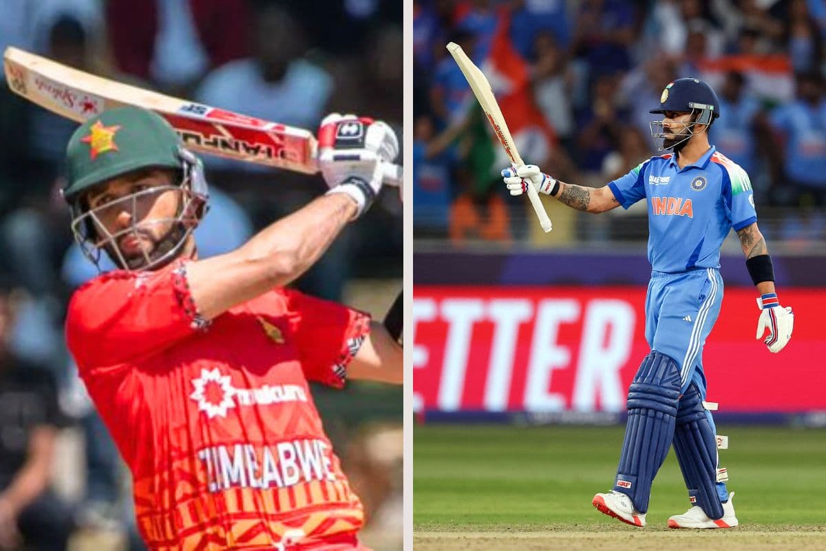 Sikandar Raza and Virat Kohli