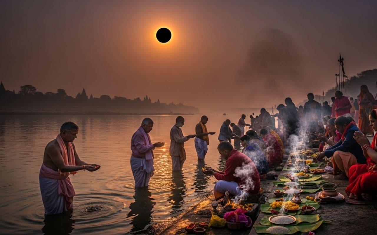 Sarva Pitru Amavasya 2025: सर्व पितृ अमावस्या पर लगने जा रहा है सूर्य ग्रहण, जानें क्या इस दिन पितरों का तर्पण करना सही