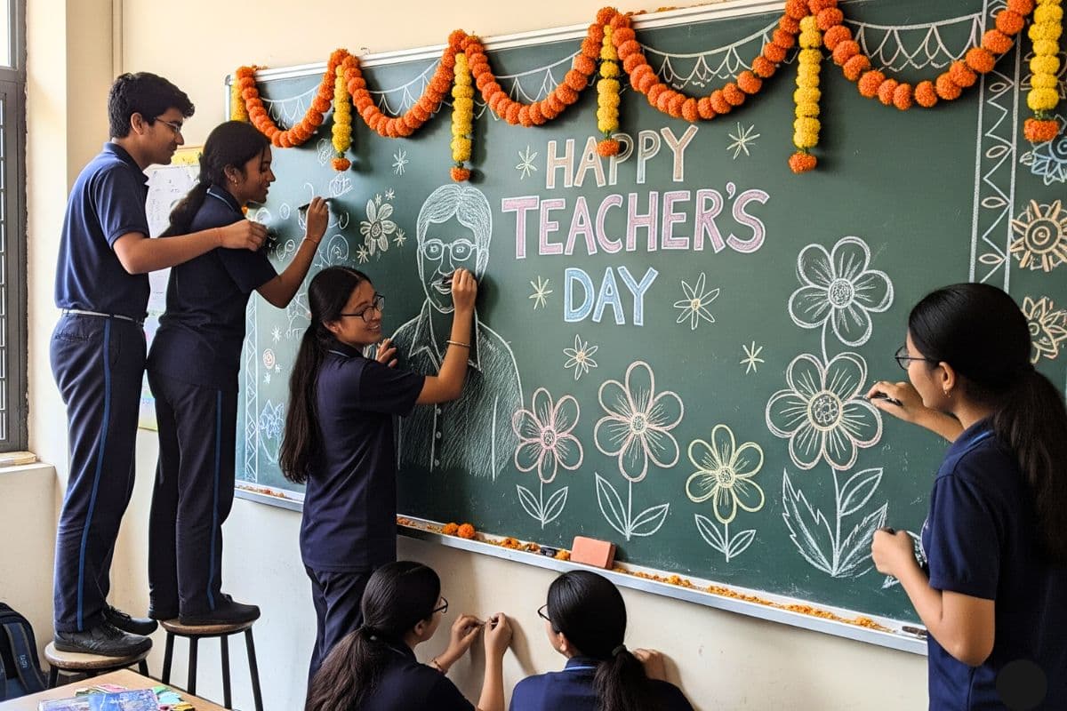 आर्ट, क्राफ्ट और कोट्स, Teachers Day पर ऐसे सजाएं ब्लैक बोर्ड, हर तरफ होगी तारीफ