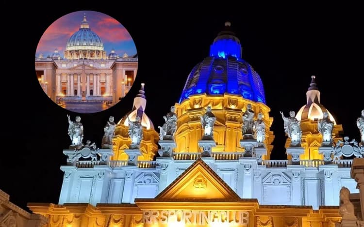 Viral Video Ranchi Durga Puja Pandal 2025: रांची में दुर्गा पूजा के पंडाल को लेकर बवाल, वेटिकन सिटी की तर्ज पर बनाया मां का पंडाल, वीडियो वायरल