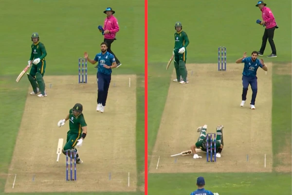 Watch: हिट विकेट होने से बाल-बाल बचा यह दिल्ली कैपिटल्स स्टार, देखें हैरान कर देने वाला Viral Video