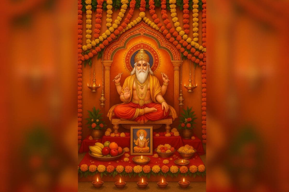 Vishwakarma Puja Decoration