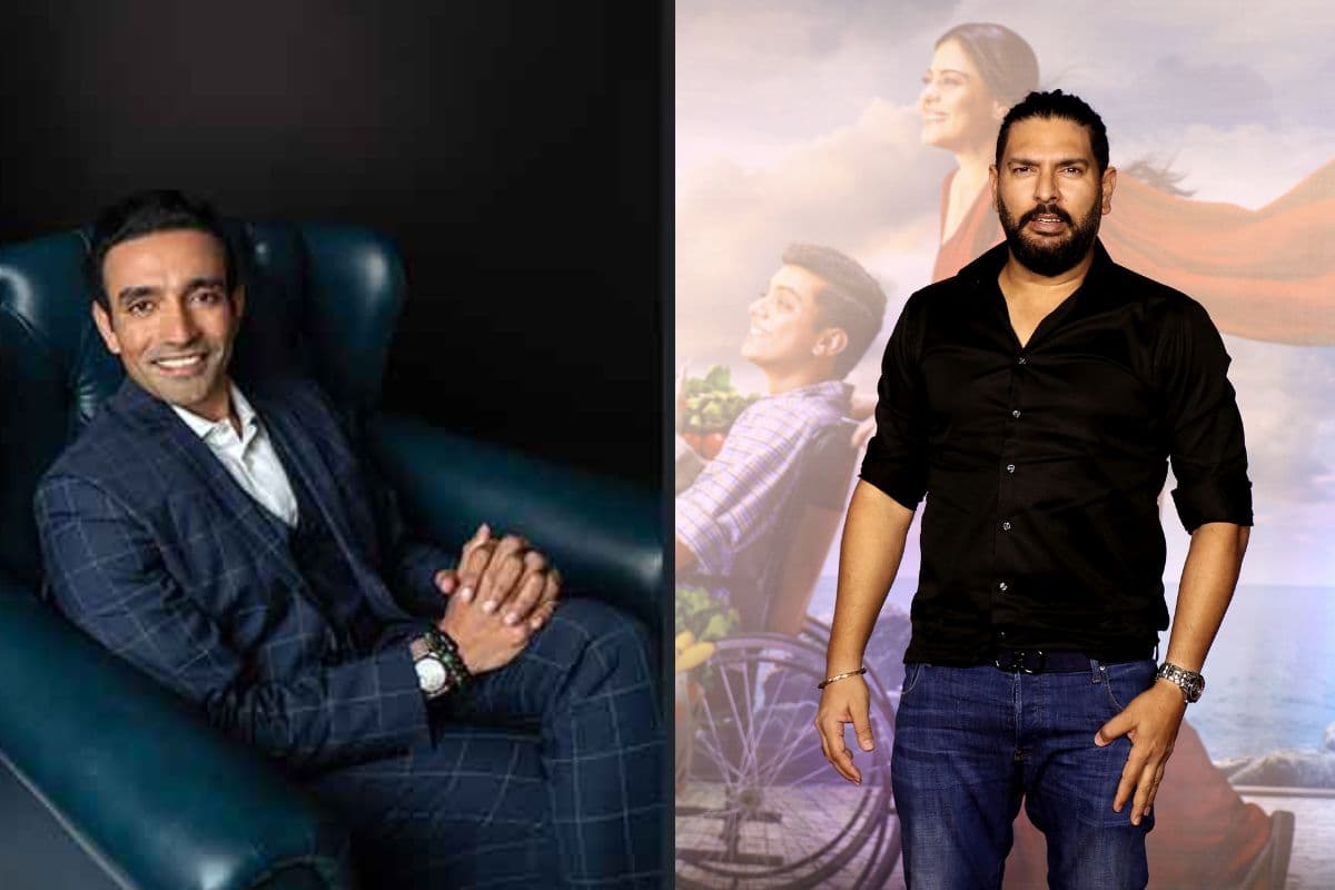 Former Cricketer Yuvraj Singh and Robin Uthappa