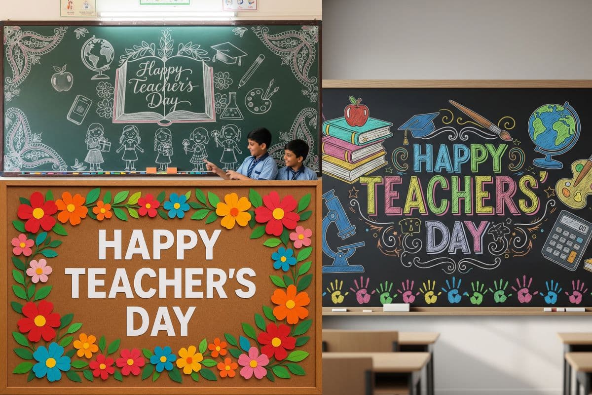Teacher’s Day Decoration Ideas: टीचर्स डे को बनाएं स्पेशल, ट्राई करें ये क्रिएटिव बोर्ड डेकोरेशन आइडियाज