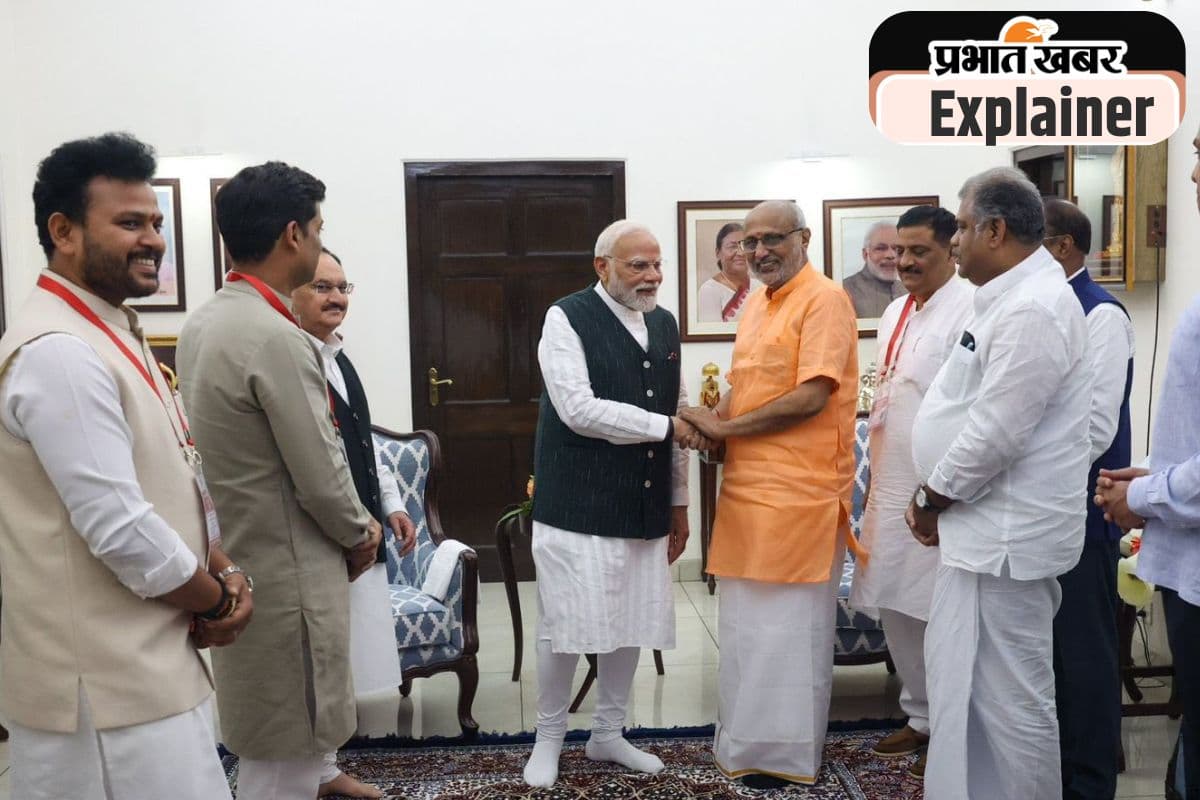 ‘कोयंबटूर के वाजपेयी’ सीपी राधाकृष्णन बने देश के उपराष्ट्रपति, तमिलनाडु की राजनीति में सेंध के लिए बीजेपी का बड़ा दांव