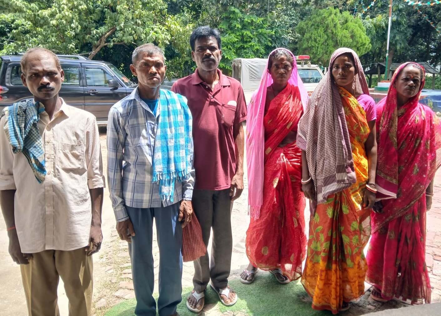 कुर्की जब्ती के अगले दिन टेटगामा नरसंहार के छह आरोपित गिरफ्तार