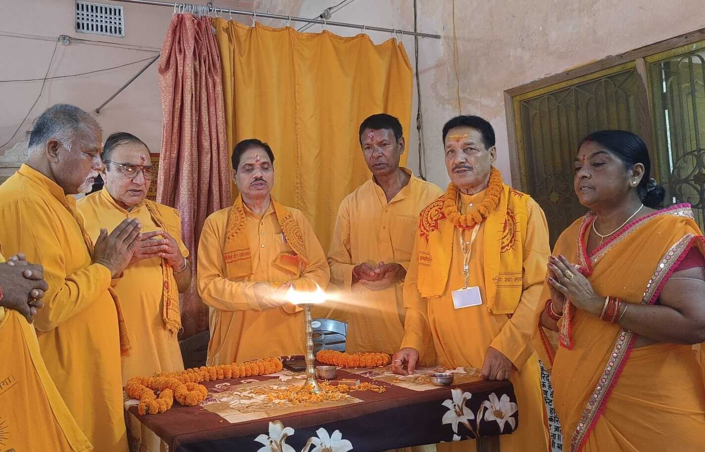 शांतिकुंज हरिद्वार से पधारे पूर्वी जोन प्रतिनिधि सह झारखंड प्रभारी का किया गया स्वागत