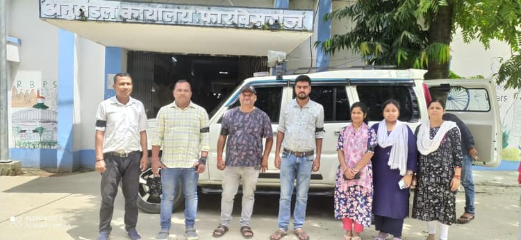 काला बिल्ला लगाकर जताया विरोध